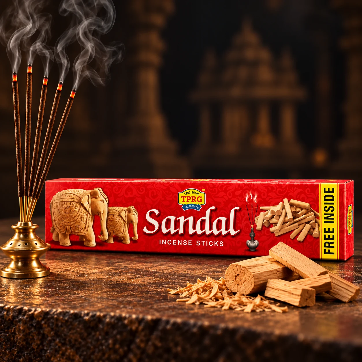 TPRG Sandal Agarbathi product pack